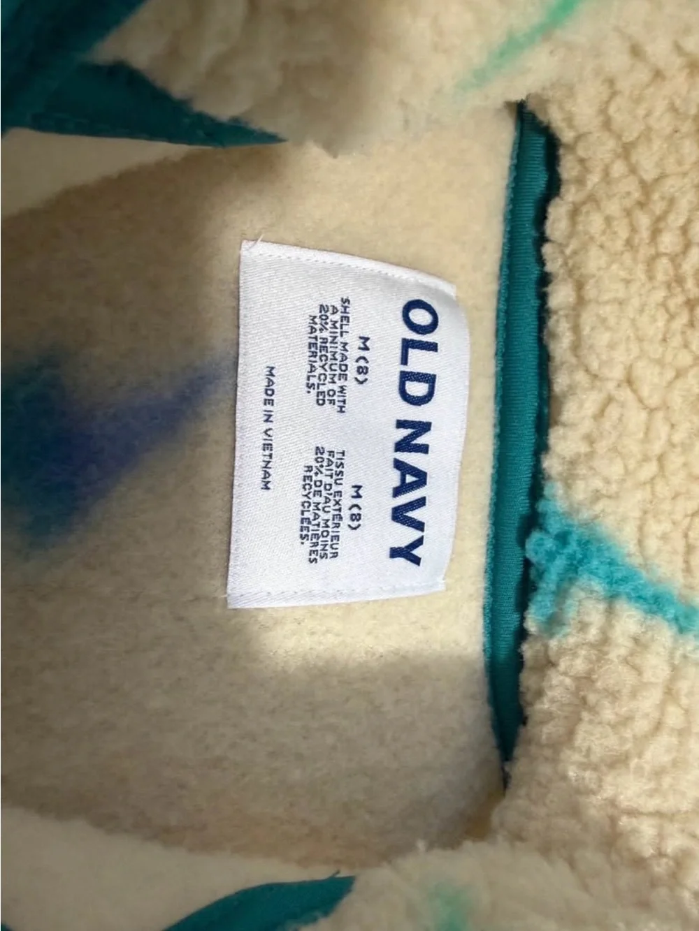 Boy’s 2 full zip fleece Columbia and old navy Two-Tone Blue Kids Fleece Jacket